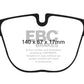 EBC 10+ BMW X5M 4.4 Twin Turbo Yellowstuff Rear Brake Pads
