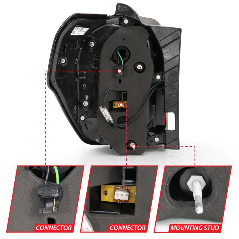 ANZO 2014-2020 Toyota 4Runner T.L Black Housing Smoke Lens Red Light Bar W/Sequential | Too Fast Autoparts | Order Online | Canada & USA Shipping