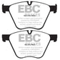 EBC 10-15 BMW X6 4.4 Twin Turbo Hybrid Redstuff Front Brake Pads
