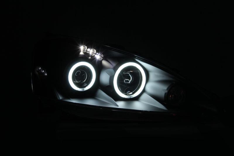 ANZO 2005-2006 Acura Rsx Projector Headlights w/ Halo Black | Too Fast Autoparts | Order Online | Canada & USA Shipping
