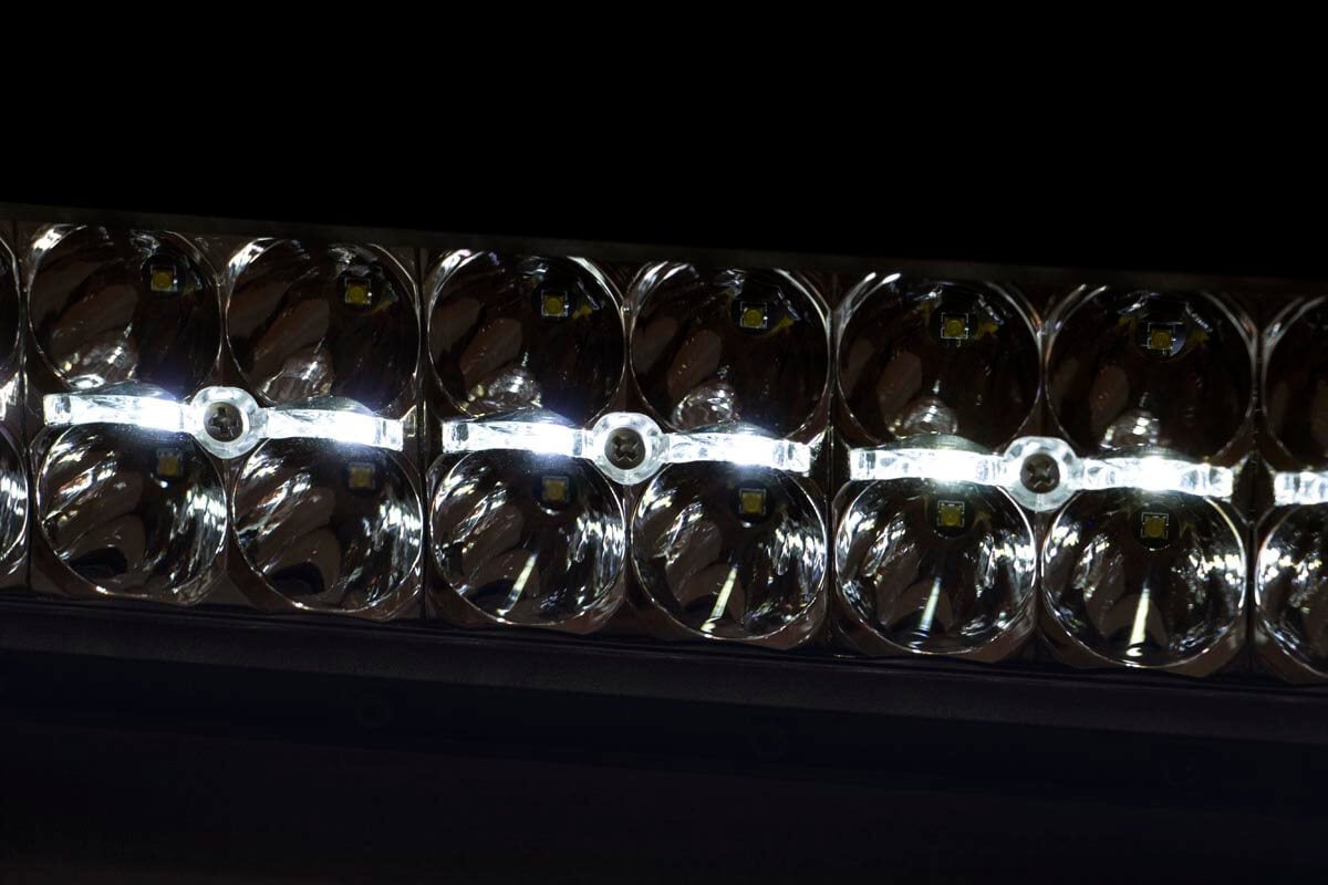 Chrome Series LED | 40 Inch Light| Curved Dual Row | White DRL