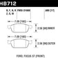 Hawk 13 Ford Focus Performance Ceramic Front Street Brake Pads