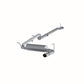 MBRP 12 Jeep Wrangler/Rubicon 3.6L Cat Back Single Rear Exit Alum Exhaust