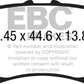 EBC 14+ Mazda 3 2.0 (Japan Build) Redstuff Rear Brake Pads