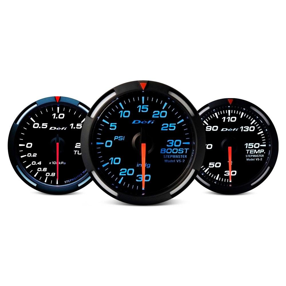 Defi Racer Series (Metric) 60mm turbo SI gauge – red