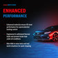 Transit Auto - Rear Coated Disc Brake Rotors And Ceramic Pads Kit For 2015 INFINITI Q60 Base Journey Without Sport Package KGA-105371