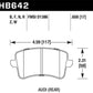 Hawk 2009-2014 Audi A4 HPS 5.0 Rear Brake Pads