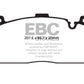 EBC 12+ BMW M5 4.4 Twin Turbo (F10) Redstuff Front Brake Pads