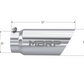 MBRP Universal Tip 5 O.D. Dual Wall Angled 4 inlet 12 length