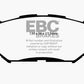 EBC 10-12 Lexus HS250h 2.4 Hybrid Greenstuff Front Brake Pads