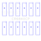King Engine Bearings 05-12 Nissan VQ40DE 6 Cyl Rod Bearing Set - Size STD