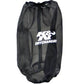 K&N 6.625in Base ID / 5.25in Top ID / 9.5in H Round Tapered Black Drycharger Air Filter Wrap