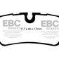 EBC 05-10 Land Rover LR3 4.4 Yellowstuff Rear Brake Pads