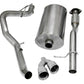 Corsa 2009-2013 Chevrolet Suburban 1500 5.3L V8 Polished Sport Cat-Back Exhaust