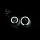 ANZO 2002-2003 Lexus Es300 Projector Headlights w/ Halo Black | Too Fast Autoparts | Order Online | Canada & USA Shipping