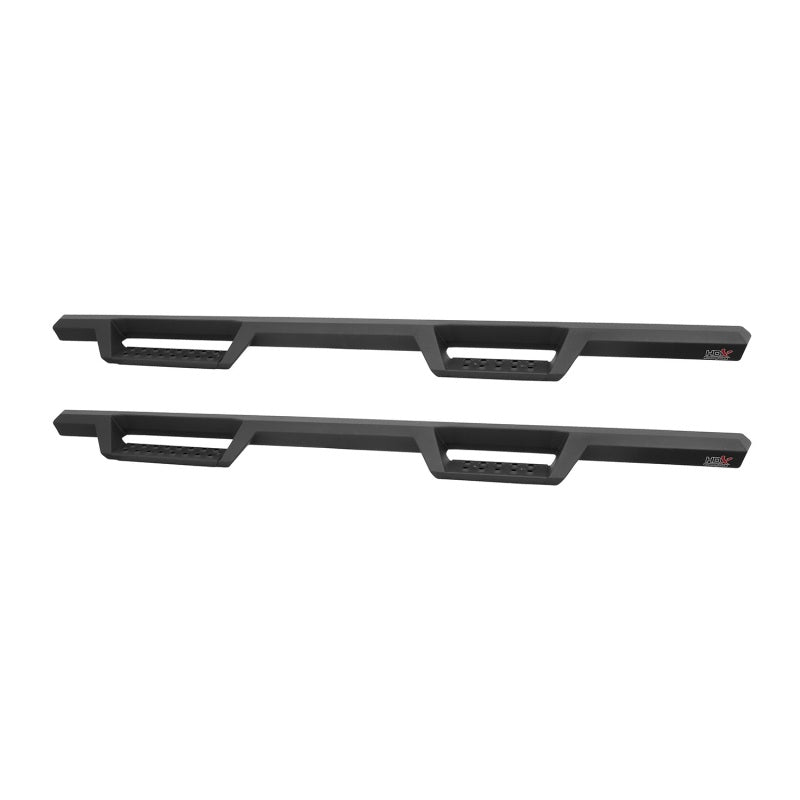 Westin/HDX 07-18 Chevy/GMC Silv/Sierra 15/25/3500 Ext/Dbl Drop Nerf Step Bars - Noir texturé