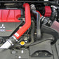 K&N 08-09 Mitsubishi Evo X Wrinkle Red Typhoon Short Ram Intake