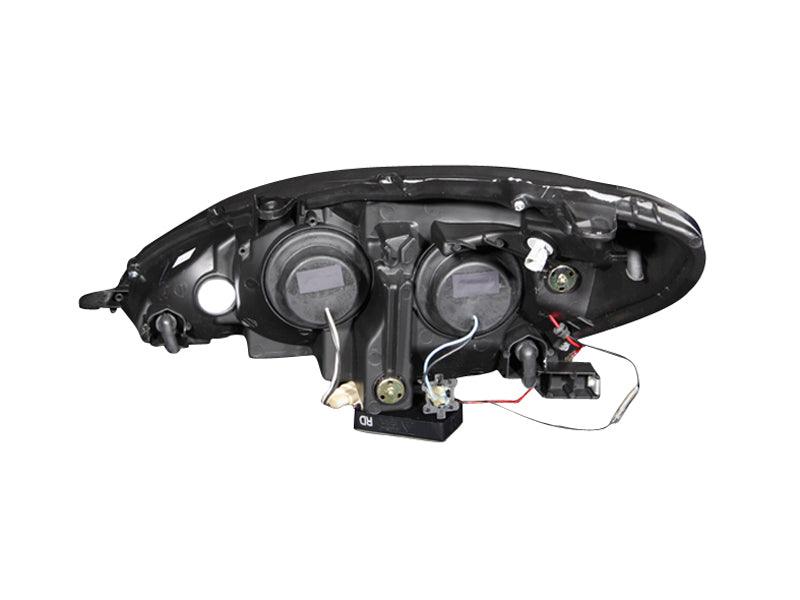 ANZO 2002-2003 Lexus Es300 Projector Headlights w/ Halo Black | Too Fast Autoparts | Order Online | Canada & USA Shipping