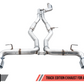 AWE Tuning 2020 Toyota Supra A90 Track Edition Exhaust - 5in Chrome Silver Tips