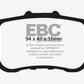 EBC 09-14 Acura TSX 2.4 Greenstuff Rear Brake Pads