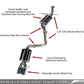 AWE Tuning Audi B8 A5 2.0T Touring Edition Single Outlet Exhaust - Diamond Black Tips