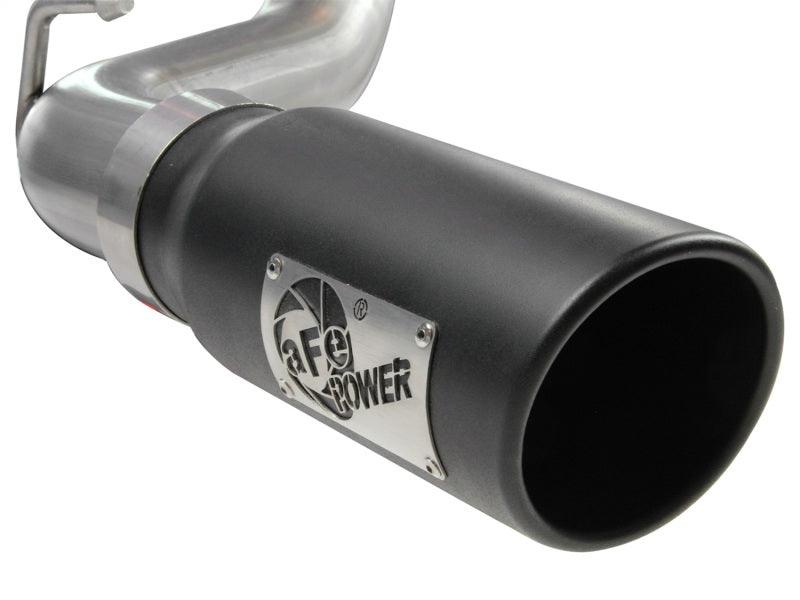 aFe MACHForce XP Exhausts Cat-Back SS-409 EXH CB Toyota Tacoma 05-13 V6-4.0L (Blk Tip) | Too Fast Autoparts | Order Online