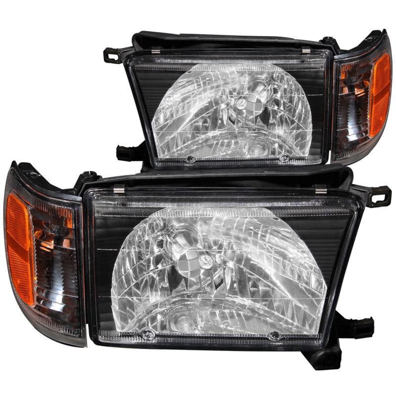 ANZO 1999-2002 Toyota 4Runner Crystal Headlights Black | Too Fast Autoparts | Order Online | Canada & USA Shipping