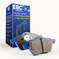 Plaquettes de frein EBC Brakes Bluestuff Street et Track Day