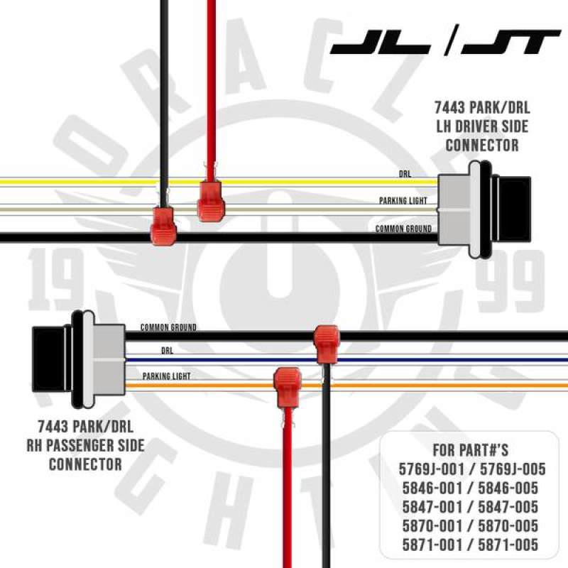 Oracle Jeep Wrangler JL/Gladiator JT 7in. High Powered LED Headlights (Pair) - White SEE WARRANTY