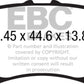 EBC 14+ Mazda 3 2.0 (Japan Build) Redstuff Rear Brake Pads
