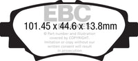 EBC 14+ Mazda 3 2.0 (Japan Build) Redstuff Rear Brake Pads
