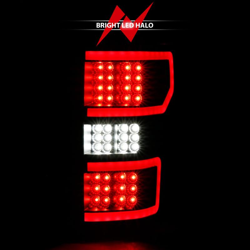 ANZO 18-19 Ford F-150 LED Taillight Black Housing Clear Lens Red Light Bar W/Sequential | Too Fast Autoparts | Order Online