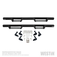 Westin/HDX 07-18 GM 15/25/3500 Crew Cab (sauf Classic) SS Drop Nerf Step Bars - Noir texturé