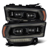 AlphaRex 19-21 Ram 2500 LUXX LED Proj Headlights Plank Style Alpha Blk w/Activ Light/Seq Signal/DRL | Too Fast Autoparts | Order Online