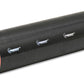 Vibrant Silicone Straight Hose Coupler 6.00in ID x 12.00in Long - Gloss Black