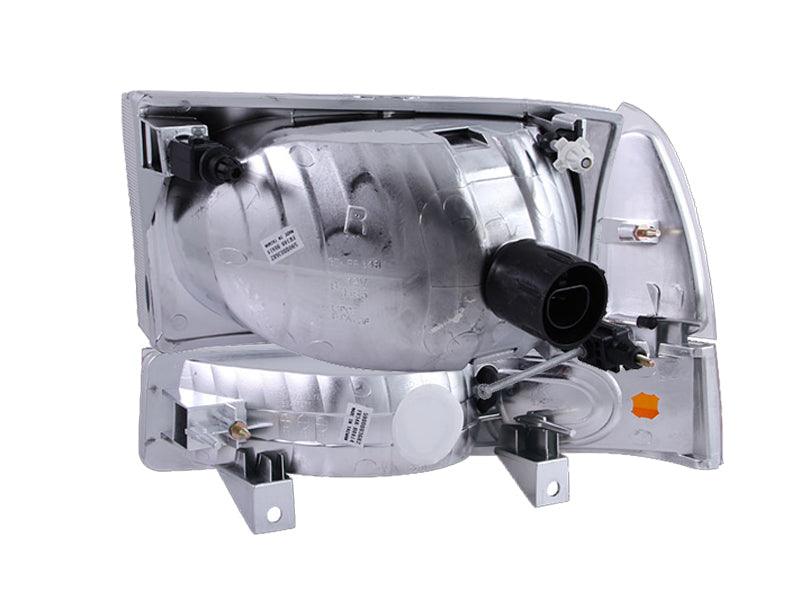ANZO 2000-2004 Ford Excursion Crystal Headlights Black | Too Fast Autoparts | Order Online | Canada & USA Shipping