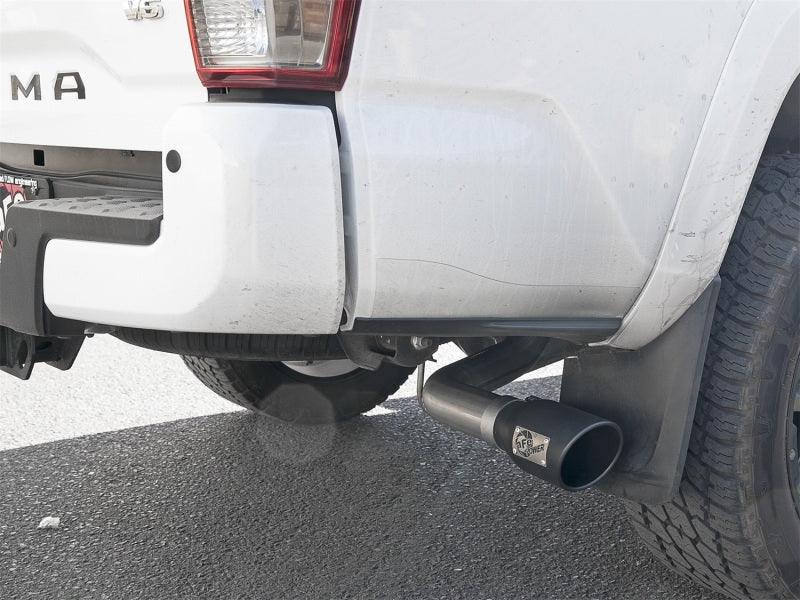 aFe MACH Force-Xp 2-1/2in 304 SS Cat-Back Exhaust w/Black Tips 2016+ Toyota Tacoma L4-2.7L / V6-3.5L | Too Fast Autoparts | Order Online