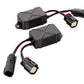 Raxiom 18-23 Jeep Wrangler JL Axial Series 9-In LED Headlights- Black Housing (Clear Lens)