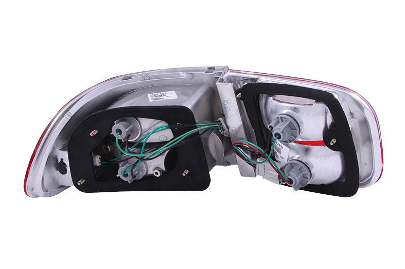 ANZO 1992-1995 Honda Civic Taillights Red/Clear | Too Fast Autoparts | Order Online | Canada & USA Shipping
