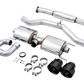 AWE Tuning Subaru BRZ/ Toyota GR86/ Toyota 86 Touring Edition Cat-Back Exhaust- Diamond Black Tips