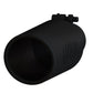 MBRP Universal Tip 4in O.D. Angled Rolled End 2.5in inlet 12in length Black