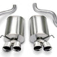 Corsa 2005-2007 Chevrolet Corvette C6 6.0L V8 Polished Sport Axle-Back Exhaust