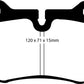 EBC 03-04 Infiniti G35 3.5 (Manual) (Brembo) Redstuff Front Brake Pads