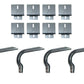 Lund 97-09 Ford Expedition EZ Running Board Mounting Bracket Kit - Brite
