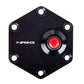 NRG Hexagonal Steering Wheel Ring w/Horn Button - Black
