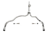 Corsa 2021-2025 Ford F-150 SuperCrew/6.5in Bed 5.0L V8 Xtreme Cat-Back Dual Rear Exit-Polished