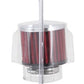 K&N 1.5in Flange ID x 3in OD x 2.5in H Chrome Finish Rubber Base Crankcase Vent Filter