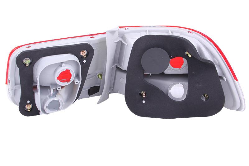 ANZO 1996-2000 Honda Civic Taillights Red/Clear - OEM 4pc | Too Fast Autoparts | Order Online | Canada & USA Shipping