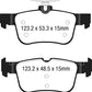 EBC 15+ Ford Edge 2.0 Turbo FWD Ultimax2 Rear Brake Pads