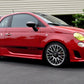 Rally Armor 12-18 Fiat 500 Black UR Mud Flap w/Red Logo